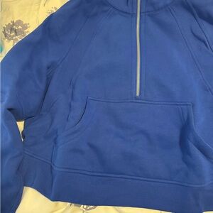 Blue lululemon quarter zip Sweater